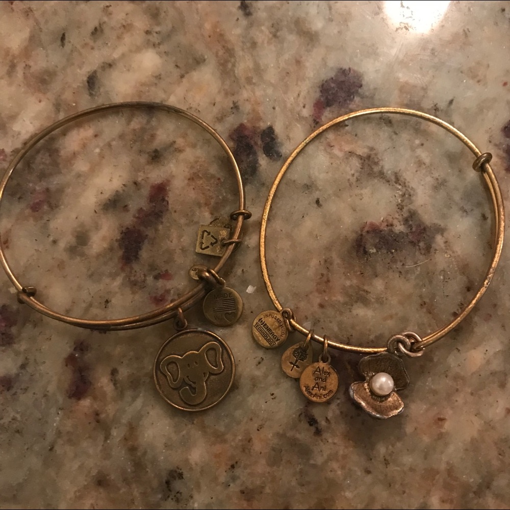 2 Alex and Ani Bracelets